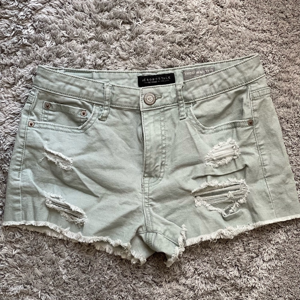 Women Jean High waisted Shorty